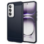 Husa pentru OPPO Reno12, Techsuit Carbon Silicone, albastru