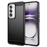 Husa pentru OPPO Reno12, Techsuit Carbon Silicone, albastru