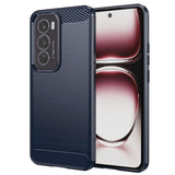 Husa pentru OPPO Reno12 Pro, Techsuit Carbon Silicone, albastru