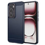 Husa pentru OPPO Reno12 Pro, Techsuit Carbon Silicone, albastru