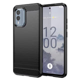 Husa pentru Nokia X30, Techsuit Carbon Silicone, albastru