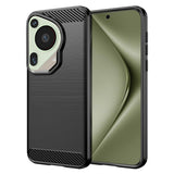 Husa pentru Huawei Pura 70 Ultra, Techsuit Carbon Silicone, albastru
