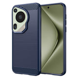 Husa pentru Huawei Pura 70 Ultra, Techsuit Carbon Silicone, albastru
