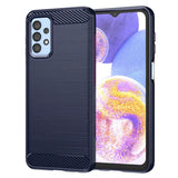 Husa pentru Samsung Galaxy A23, Techsuit Carbon Silicone, albastru