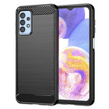 Husa pentru Samsung Galaxy A23, Techsuit Carbon Silicone, albastru