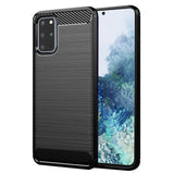 Husa pentru Samsung Galaxy S20 Plus, Techsuit Carbon Silicone, albastru