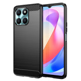 Husa pentru Honor X6a, Techsuit Carbon Silicone, albastru