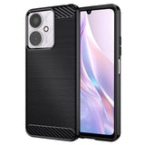 Husa pentru Xiaomi Redmi 13C 4G, Techsuit Carbon Silicone, albastru