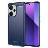 Husa pentru Xiaomi Redmi Note 13 Pro+ 5G, Techsuit Carbon Silicone, albastru