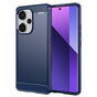 Husa pentru Xiaomi Redmi Note 13 Pro+ 5G, Techsuit Carbon Silicone, albastru
