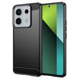 Husa pentru Xiaomi Redmi Note 13 Pro 5G, Techsuit Carbon Silicone, albastru