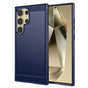 Husa pentru Samsung Galaxy S24 Ultra, Techsuit Carbon Silicone, albastru