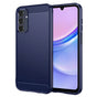 Husa pentru Samsung Galaxy A15 4G, Techsuit Carbon Silicone, albastru