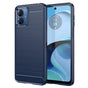 Husa pentru Motorola Moto G14, Techsuit Carbon Silicone, albastru