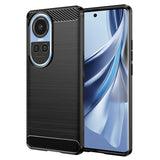 Husa pentru OPPO Reno10, Techsuit Carbon Silicone, albastru