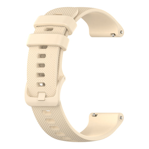 Curea pentru Withings ScanWatch 38mm, Techsuit Watchband 18mm (W006), crem