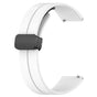 Curea pentru Withings ScanWatch 38mm, Techsuit Watchband 18mm (W011), alb