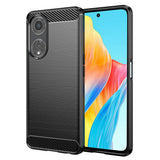 Husa pentru OPPO A98 5G, Techsuit Carbon Silicone, albastru