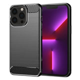 Husa pentru iPhone 13 Pro, Techsuit Carbon Silicone, albastru