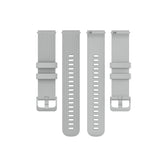 Curea pentru Withings ScanWatch 38mm, Techsuit Watchband 18mm (W006), alb