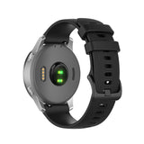 Curea pentru Withings ScanWatch 38mm, Techsuit Watchband 18mm (W006), alb
