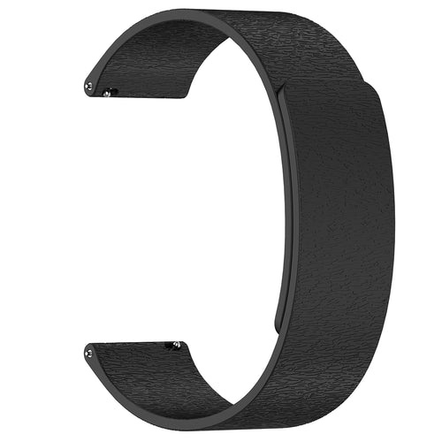 Curea pentru Withings ScanWatch 38mm, Techsuit Watchband 18mm (W074), negru