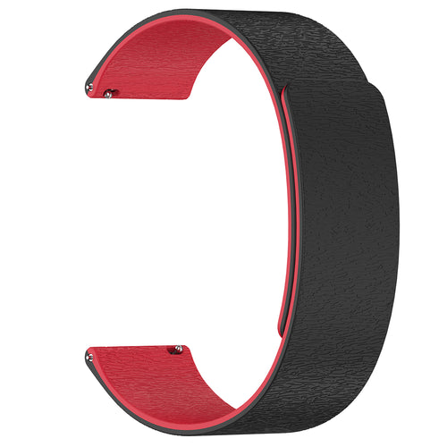 Curea pentru Garmin Venu 2, Techsuit Watchband 22mm (W074), rosu