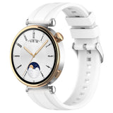 Curea pentru Withings ScanWatch 38mm, Techsuit Watchband 18mm (W075), alb
