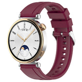 Curea pentru Withings ScanWatch 38mm, Techsuit Watchband 18mm (W075), bordo