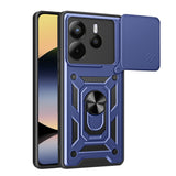 Husa pentru Xiaomi Redmi Note 14 4G (Standard), Techsuit CamShield Series, albastru