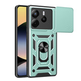 Husa pentru Xiaomi Redmi Note 14 4G (Standard), Techsuit CamShield Series, albastru