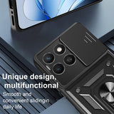 Husa pentru Honor X8c, Techsuit CamShield Series, albastru