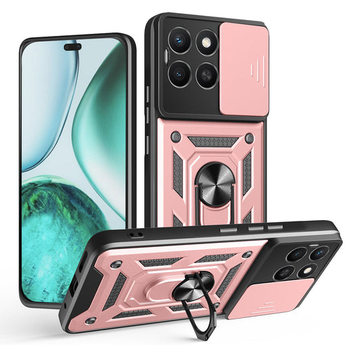 Husa pentru Honor X8c, Techsuit CamShield Series, roz