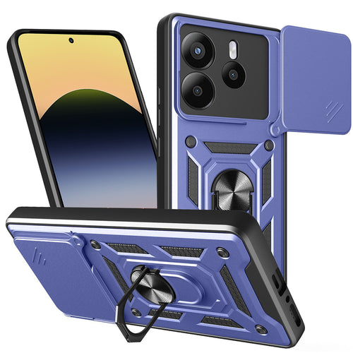 Husa pentru Xiaomi Redmi Note 14 5G, Techsuit CamShield Series, albastru