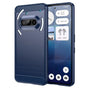 Husa pentru Nothing Phone (3a), Techsuit Carbon Silicone, albastru