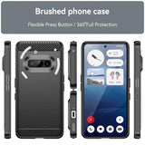 Husa pentru Nothing Phone (3a), Techsuit Carbon Silicone, albastru