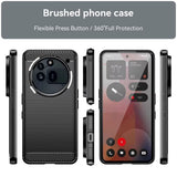 Husa pentru Nothing Phone (3a) Pro, Techsuit Carbon Silicone, albastru