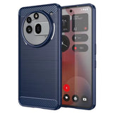 Husa pentru Nothing Phone (3a) Pro, Techsuit Carbon Silicone, albastru