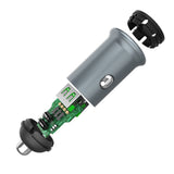 Incarcator auto ColorWay Mini (CW-CHA036Q-GR), 2x USB, Incarcare rapida 2.0 & 3.0, 36W, 3A, Huawei FCP, Auto ID Chip, 24V, gri