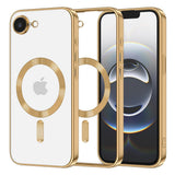 Husa pentru iPhone 16e, Techsuit Lux Crystal MagSafe, argintiu