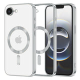 Husa pentru iPhone 16e, Techsuit Lux Crystal MagSafe, argintiu