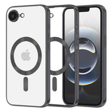 Husa pentru iPhone 16e, Techsuit Lux Crystal MagSafe, argintiu