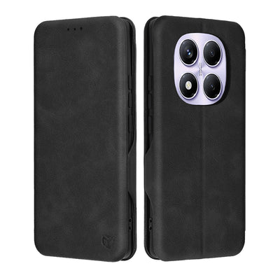 Husa pentru Xiaomi Redmi Note 14 Pro 4G, Techsuit Safe Wallet Plus, negru