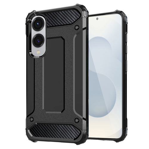 Husa pentru Samsung Galaxy S25 Edge, Techsuit Hybrid Armor, negru