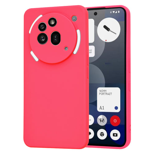 Husa pentru Nothing Phone (3a) Pro, Techsuit SoftFlex, fucsia