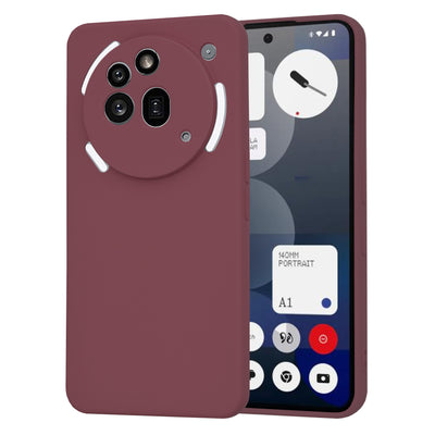 Husa pentru Nothing Phone (3a) Pro, Techsuit SoftFlex, bordo