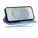 Husa pentru Samsung Galaxy S25 Edge, Techsuit FlipCraft, bleu