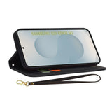 Husa pentru Samsung Galaxy S25 Edge, Techsuit FlipCraft, negru