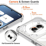 Husa pentru Nothing Phone (3a), Techsuit Shockproof Clear Silicone, transparenta