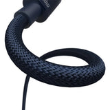 Cablu Baseus de date Explorer (P10319704321-00), Type-C, Incarcare rapida, 100W, cu Auto Shutdown, Naylon, 1m, albastru
